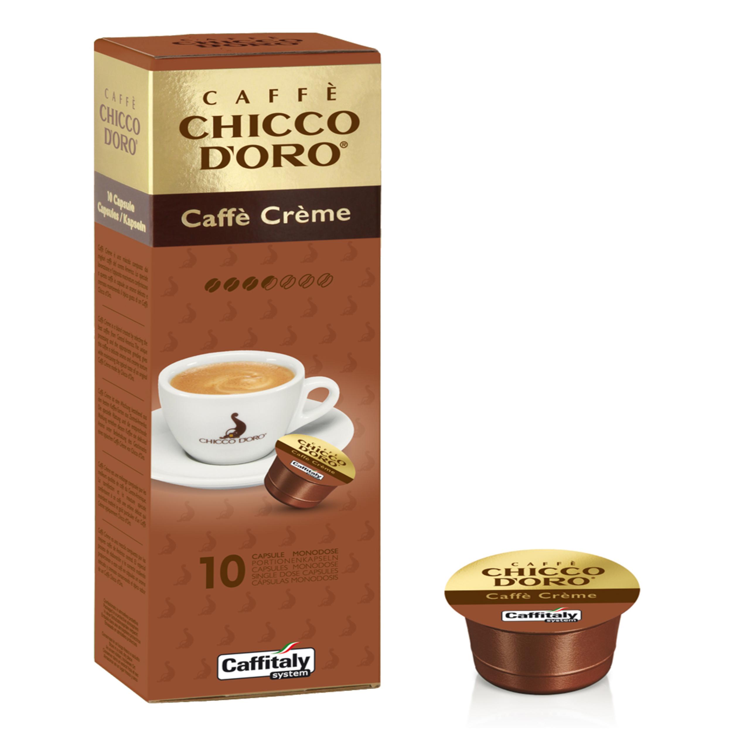 Caffè Crème 10 capsule Chicco d'Oro