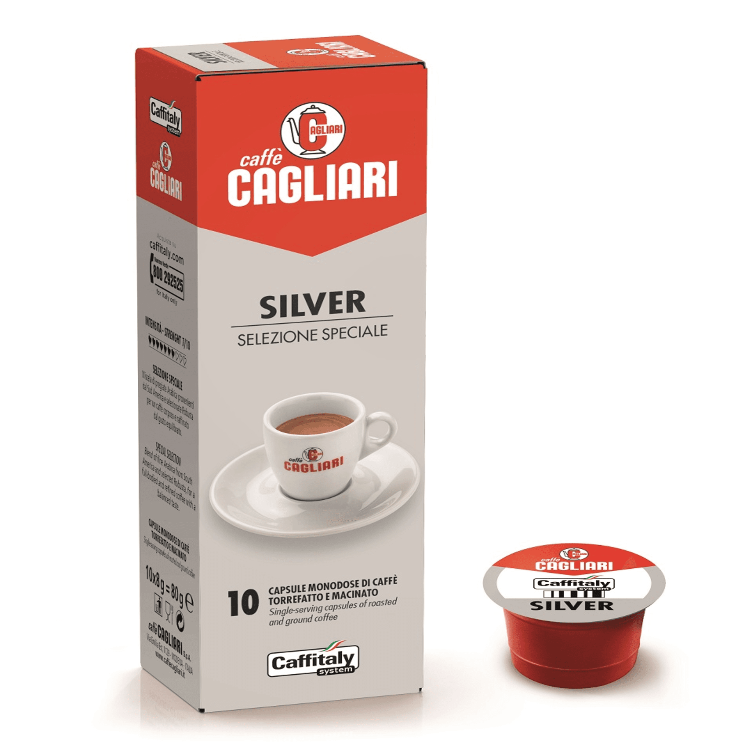 Silver 10 capsule Cagliari