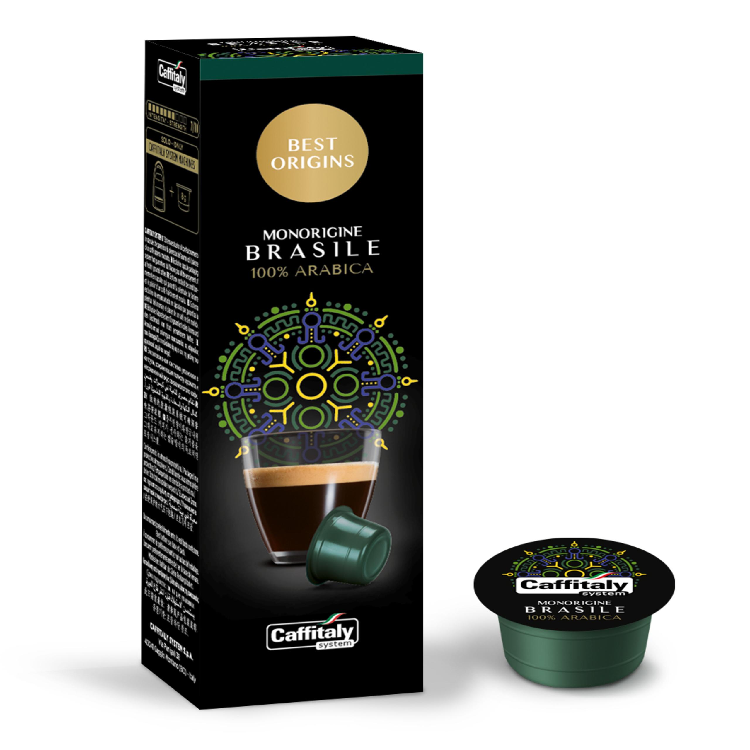 Monorigine Brasile 10 capsule Caffitaly