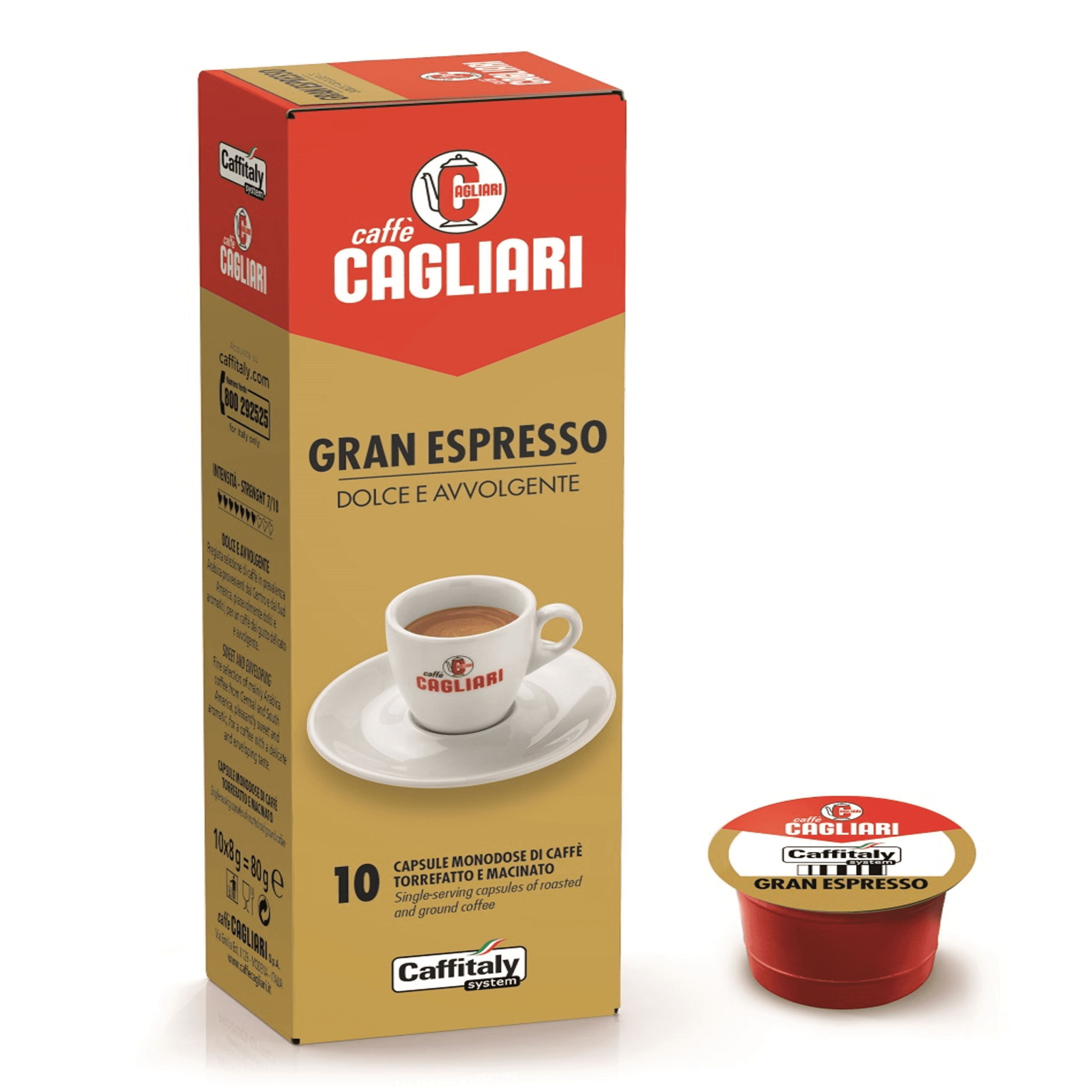 Grand Espresso 10 capsule Cagliari