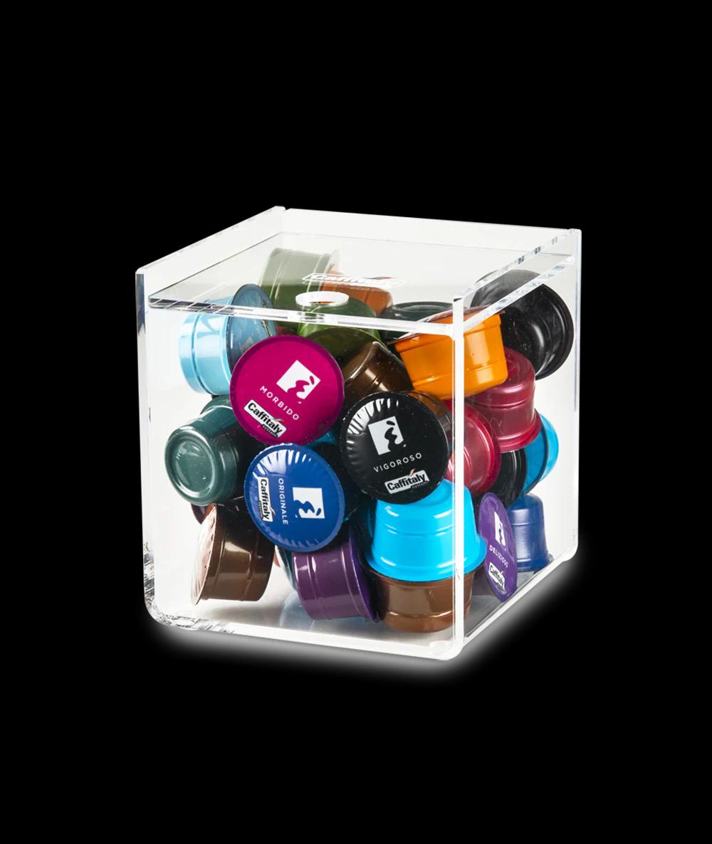 Portacapsule Cubo